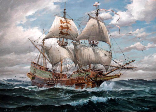 Копия галеона «Золотая лань» — достойная память о былых временах и великих мореходах Британии