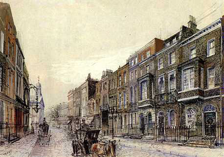Улица была построена в XVIII веке Уильямом Бейкером, который и дал ей свое имя. Постепенно Бейкер-стрит застраивалась фешенебельными домами, а в XIX веке стала одним из самых престижных районов Лондона