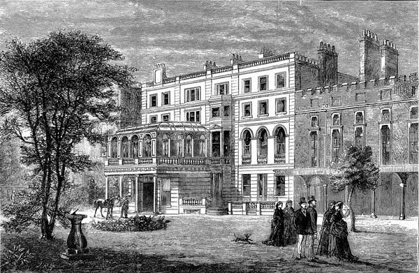 Особняк Кларенс-хаус — часть Сейнт-Джеймского дворца.