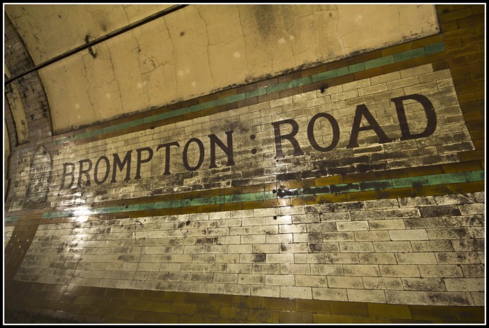 Заброшенная станция Brompton Road