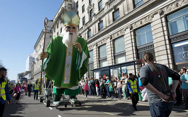 В Лондоне прошёл парад в честь Дня Святого Патрика 