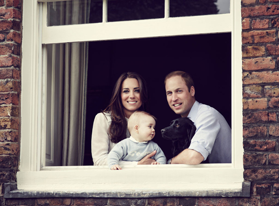 Принц Уильям и герцогиня Кэтрин сделали новое фото  с ребенком 