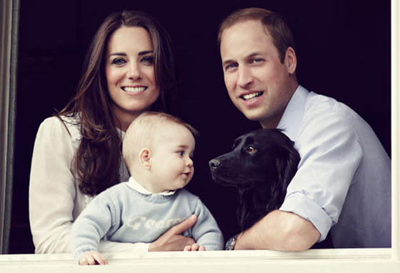 Принц Уильям и герцогиня Кэтрин сделали новое фото  с ребенком 