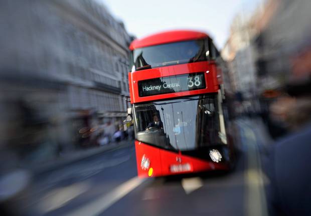 В Лондоне угнали двухэтажный автобус 