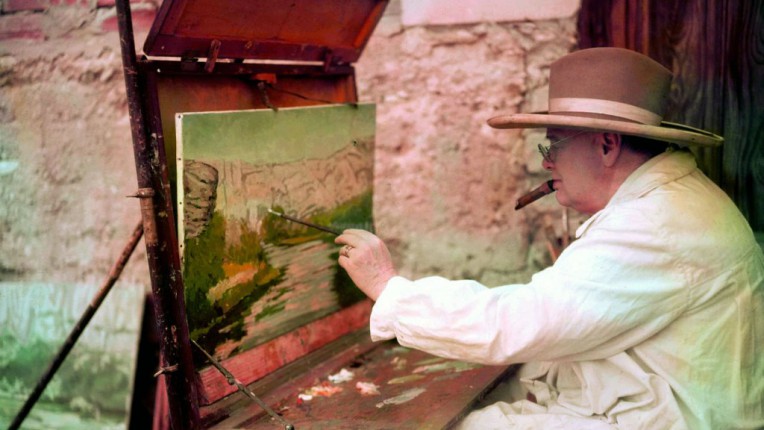 На аукционе продана картина Черчилля за 1,8 млн. фунтов 