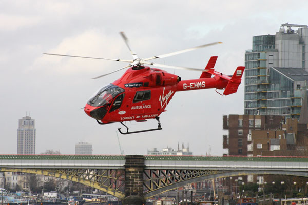 Служба скорой помощи Лондона лишилась вертолета из-за норм ЕС 