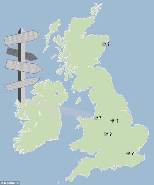 Каждый пятый британец не может найти Лондон на карте Великобритании 